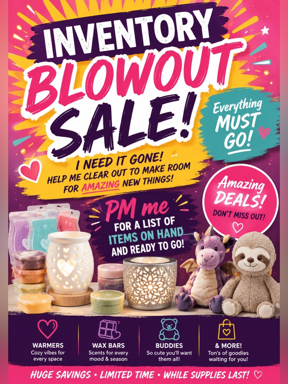 Scentsy On Hand Must Go ASAP - Prices Slashed - Comment “List” below  ⬇️
